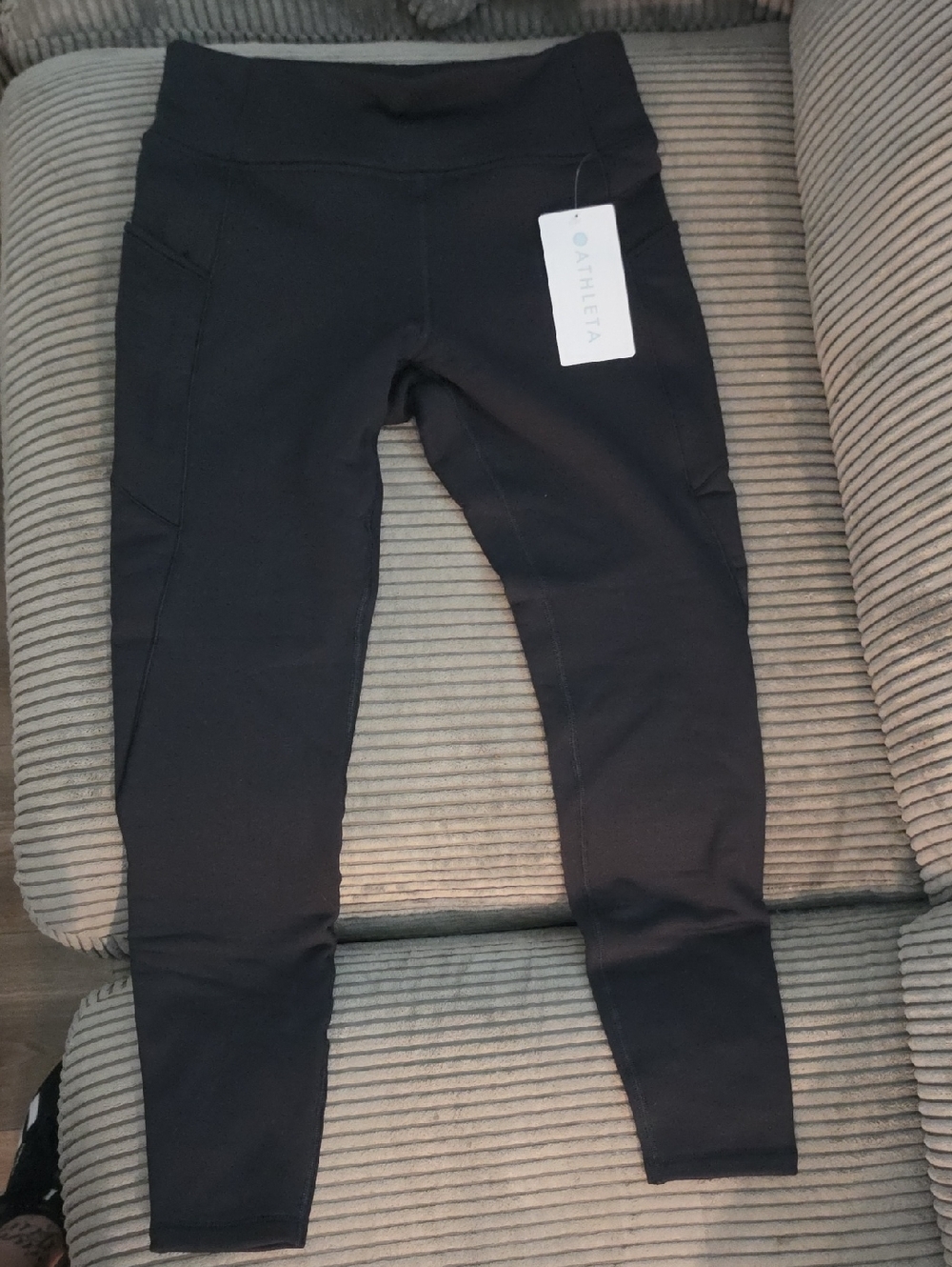 Athleta Woman's Altitude Fleece Edge Stash Tight